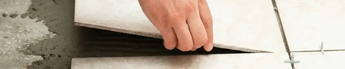 Professional installing ceramic tile floors in Pittsburgh, PA