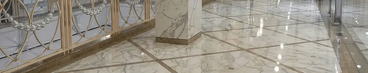 Beautiful marble floor professionally installed in Pittsburgh, PA