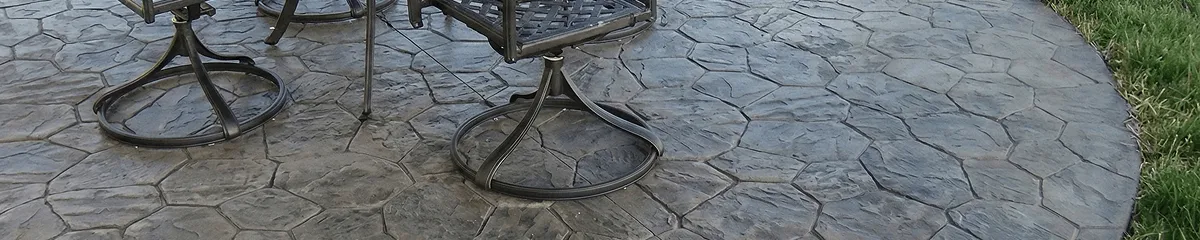 Garden relaxation area with professionally installed stone flooring in Pittsburgh PA