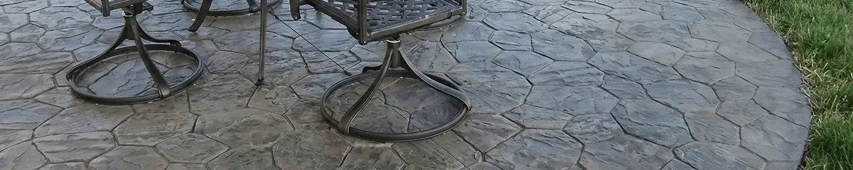 Garden relaxation area with professionally installed stone flooring in Pittsburgh PA